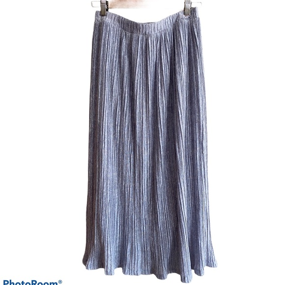 Pleione Knee Length Crinkle Skirt - Picture 1 of 4